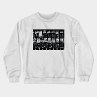 Typing machine elements Crewneck Sweatshirt